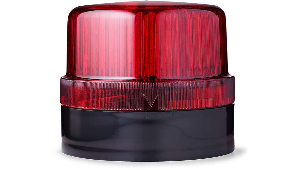 Flashing Beacon LED Red 240VAC 120mm