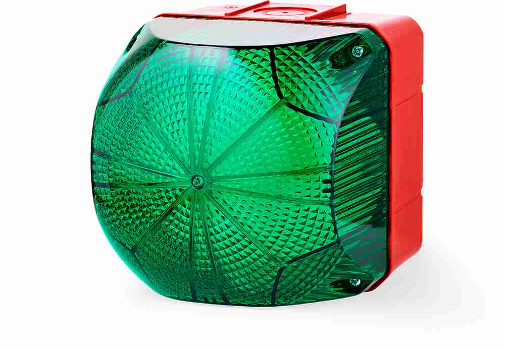 LED Beacon Green 24-48VAC IP66 ST/FL