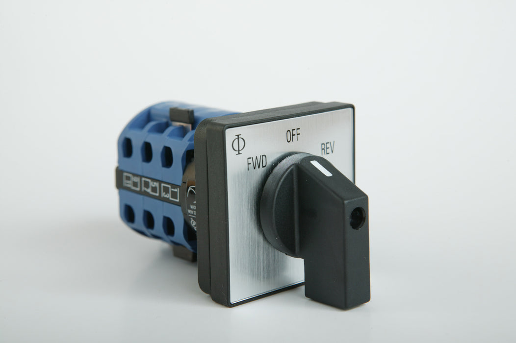 Switch 25A 3Pole Reversing Panel Mt