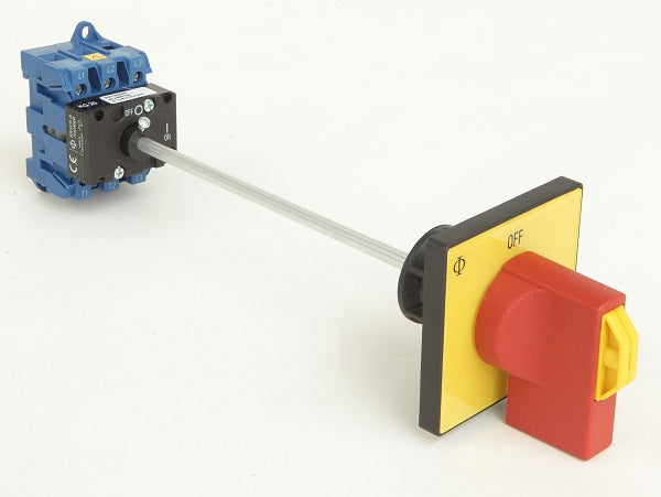 KG100 Sw 3P 100A Base Mt Dr Clutch Red/Yellow Lock