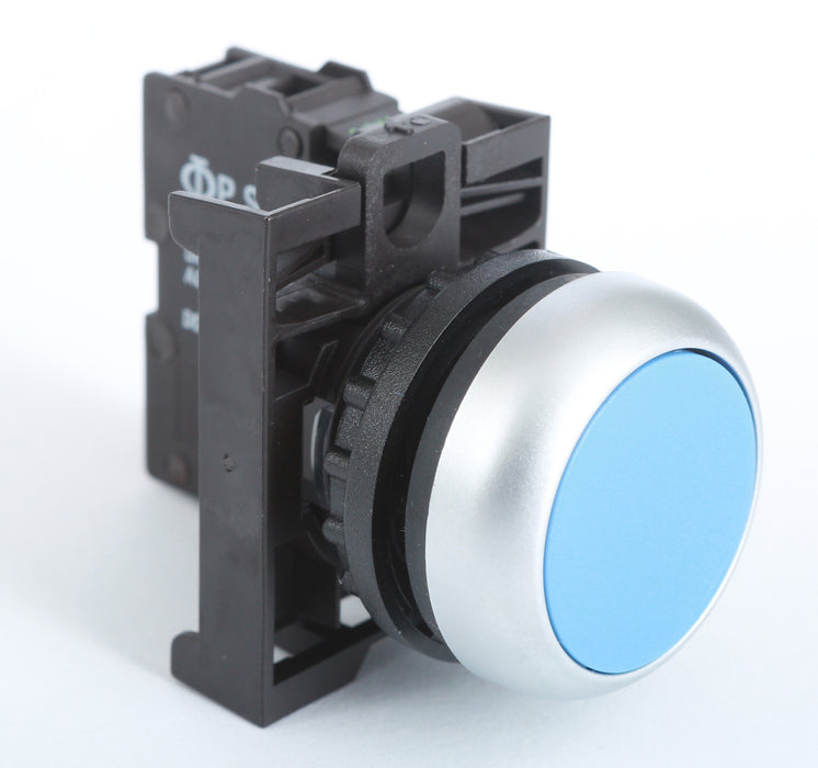 PSN NZ0016 Pbutton Blue 1 N/O Contact
