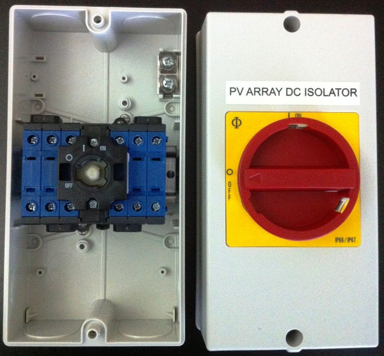 Isolator Switch DC Solar KN910 2P 1500VDC Encl IP67