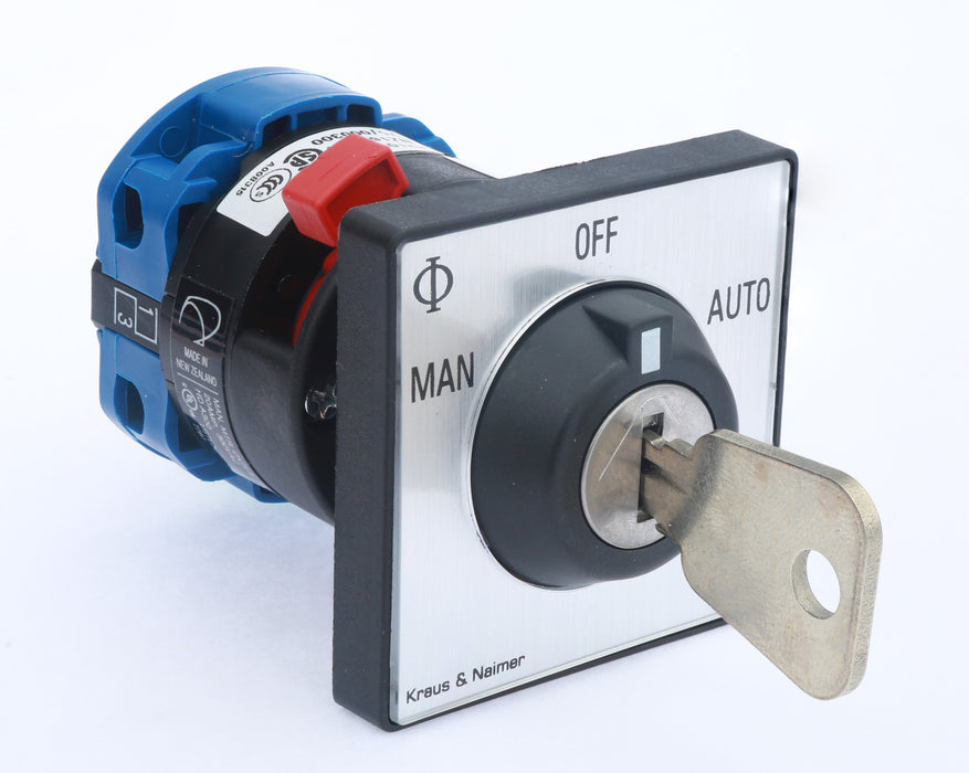 Key Switch 20A 3Pos 1P IP66