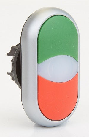 Pbutton Dual Head Only Green-Red