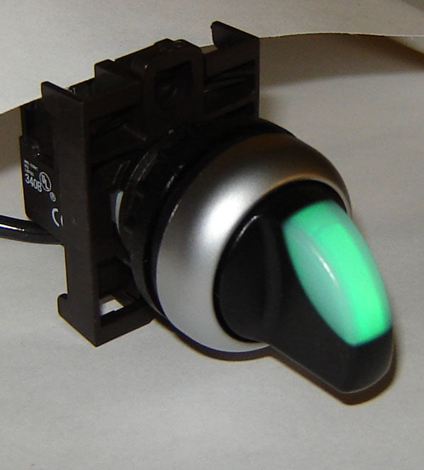 Select Switch Illum Head 2Pos Green