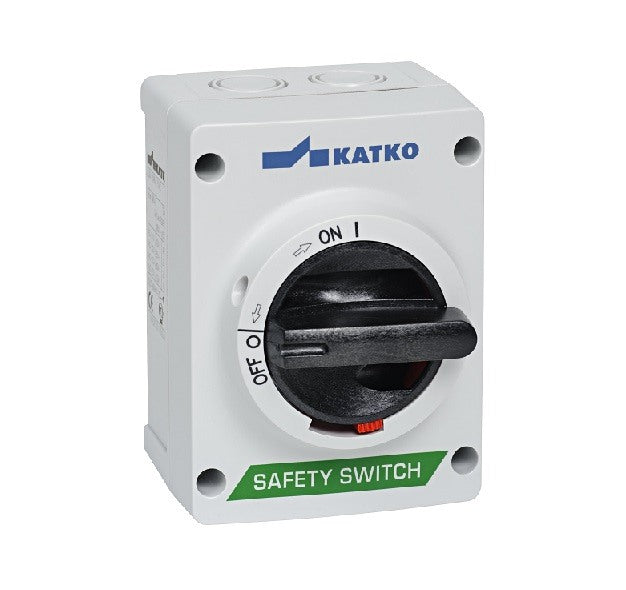 Katko Isolator Sw 3P 16A Grey Black Handle