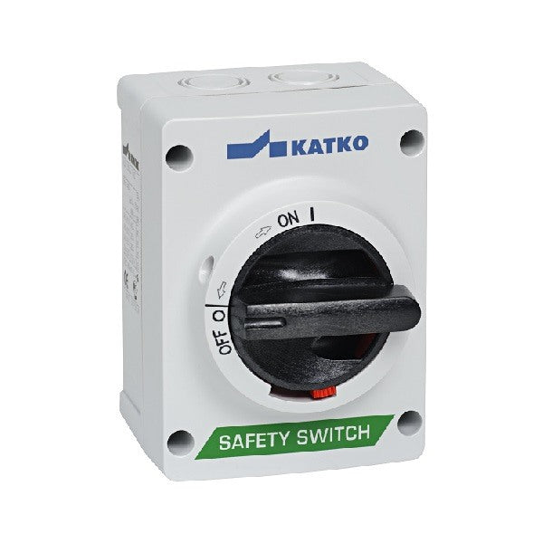 Katko Isolator Sw 3P 25A Grey Black Handle