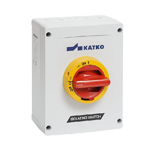 Katko Isolator Sw 3P 63A Yellow Red Handle