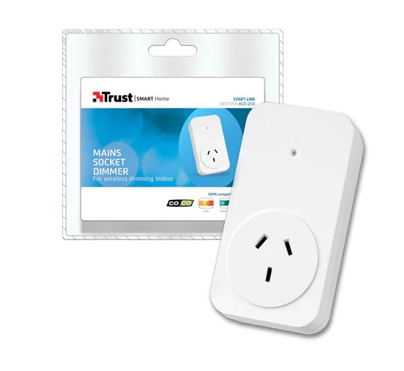 Trust Receiver Sw Socket On/Off Light Dimmer 200W 230V