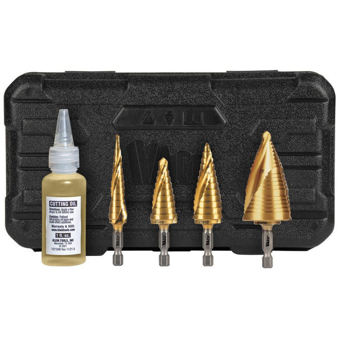 All Purpose Step Drill Bit Set