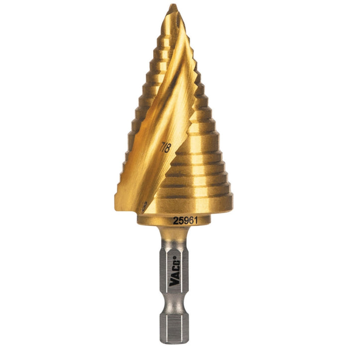Vaco Step Drill Bit 7/8In To 1-1/8In