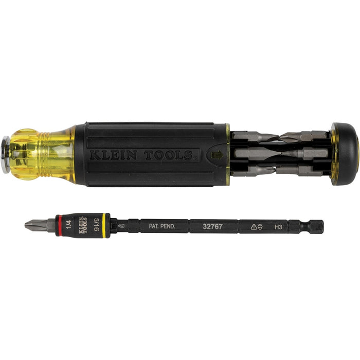 HVAC Impact Screwdriver Adj Length with Flip Socket 14-in-1