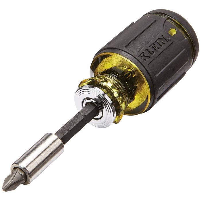 Stubby Screwdriver Adj Length 8-in-1 with Flip Socket