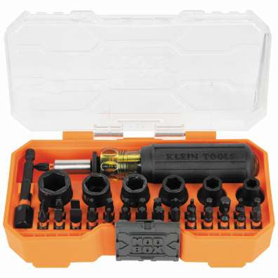 Knect Impact Screwdriver Bit & Socket Set 38pc