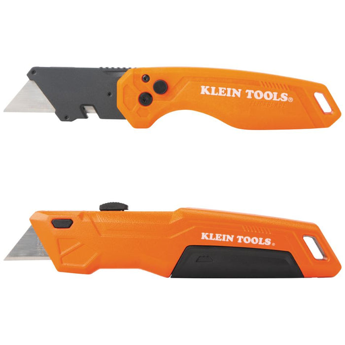Utility Knife Set 1xFolding and 1x Retractable