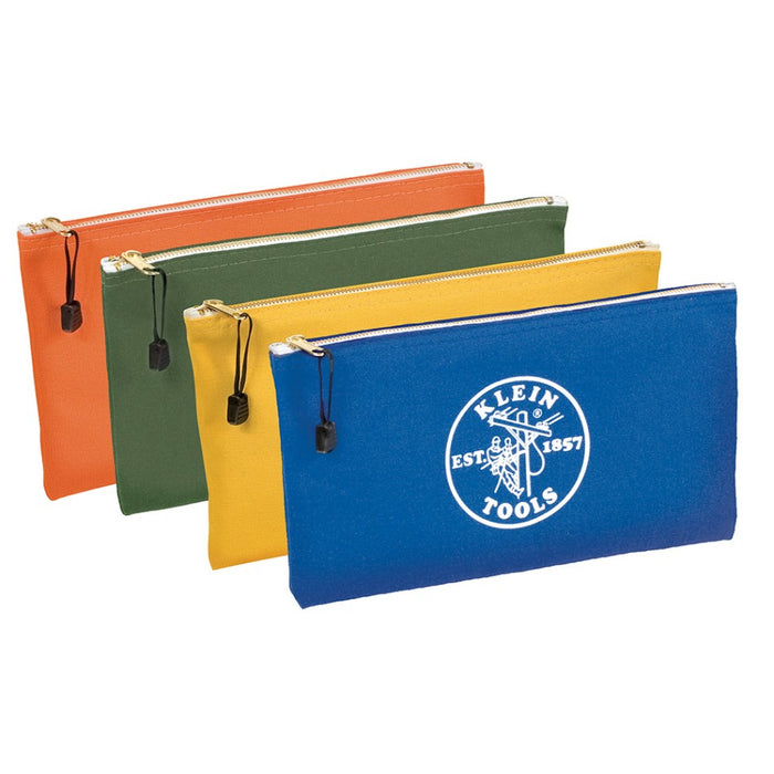 Zipper Bag Canvas 318x178x180mm 4 colour (4Pack)