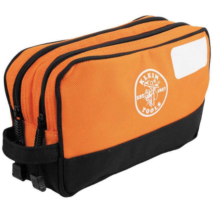 Tool Bag Double Zipper 250x150mm Orange