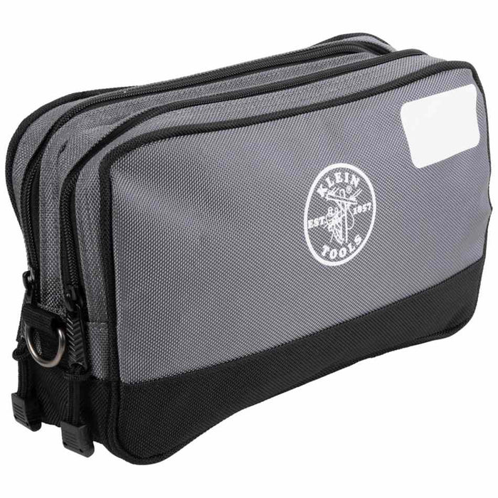 Tool Bag Double Zipper 300x180mm Gray