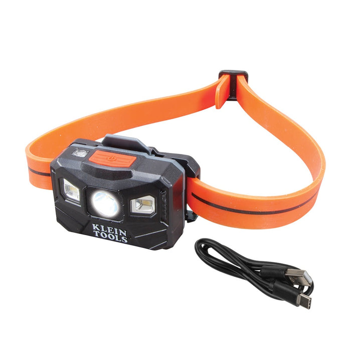 Headlamp Rechargeable Silicon Strap All Day Runtime