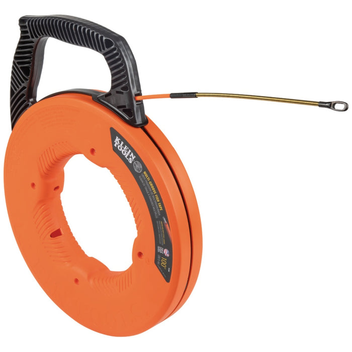 Fish Tape Fiberglass Multi-Groove 100f (30.5m) Spiral Leader