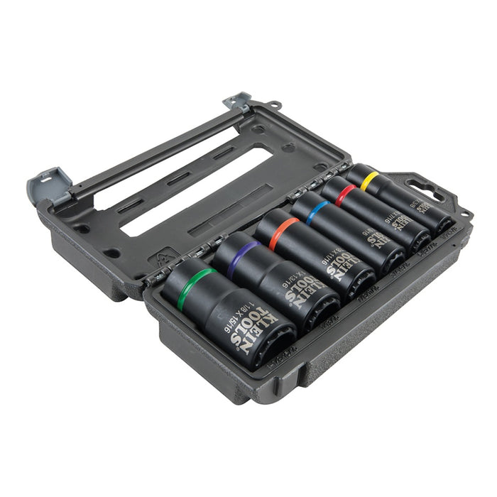 Impact Socket Set 2in1 12 Point 6pce