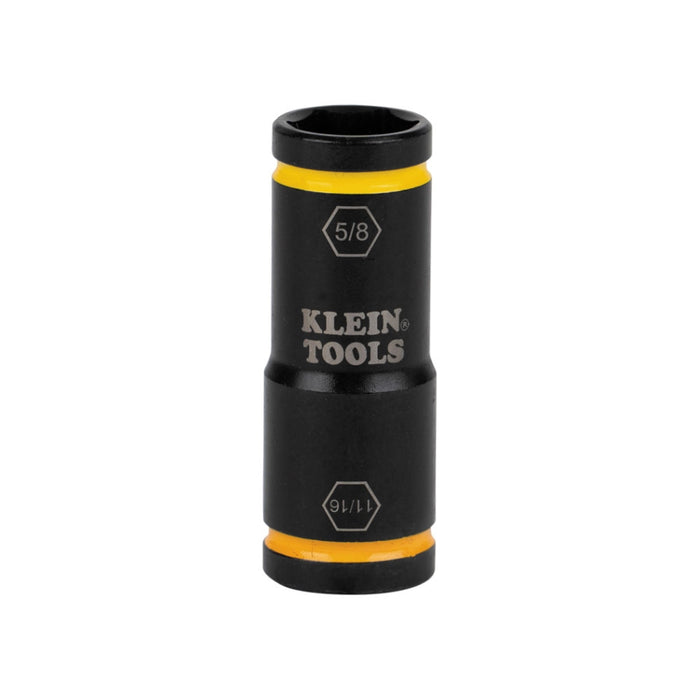 Flip Impact Socket 11/16 + 5/8in 6pt