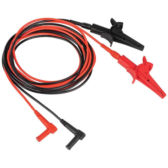Alligator Clip Test Leads Heavy Duty 10ft CatIV 600V