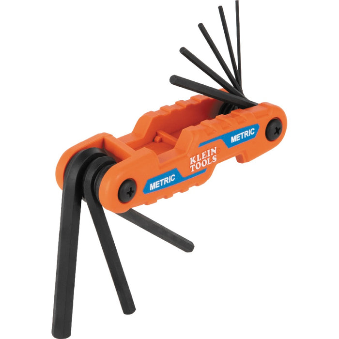 Hex Allen Key Set Metric 8 Key Compact Folding