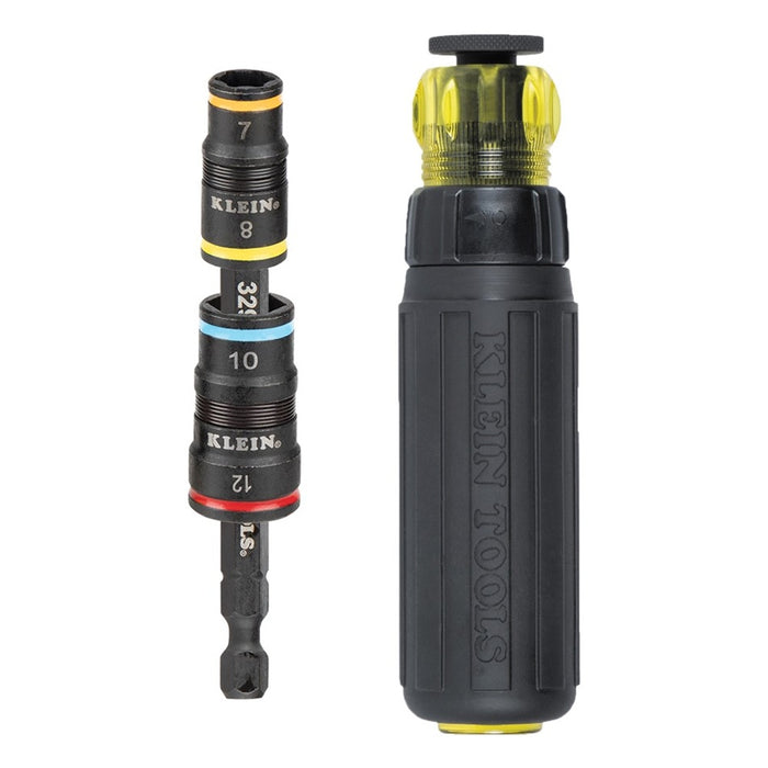 Flip Socket Set 4-in-1 Metric 7-12mm Ratchet Handle