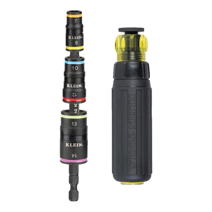 Flip Socket Set 6-in-1 Metric 7-14mm Ratchet Handle