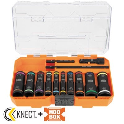 Flip 20 Impact Socket Set Knect SAE & Metric