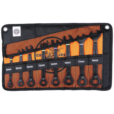 Ratcheting Combo Wrench Set 8pc Metric 8-19mm