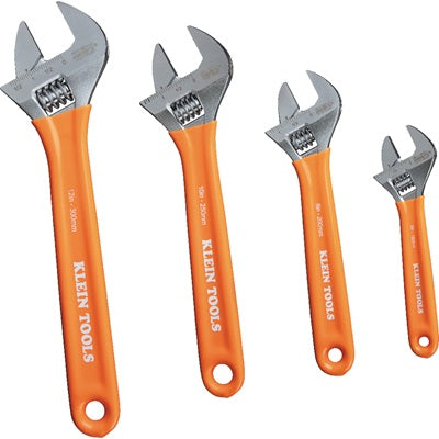 Adjustable Wrench 4pc Pack 6in/8in/10in/12in