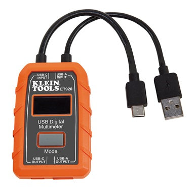 Digital USB A & USB C Meter
