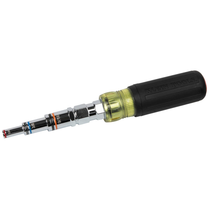 Multi Nut Driver 9-in-1 Pass Thru Handle SAE 3/16in-3/4in