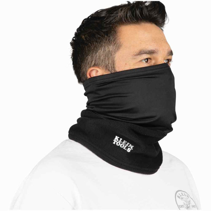 Face and Neck Warming Half-Band Black