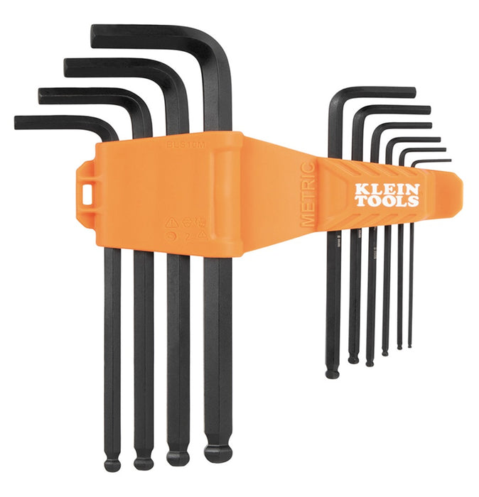 Hex Allen Key Set Long Ball End Metric 10 Piece