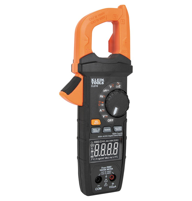 Clamp Meter CL810 1000V 600A AC/DC TRMS with Light