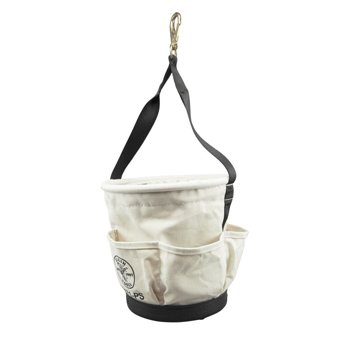 Bucket No4 Heavy Duty Canvas Tapered Wall 4 Pocket