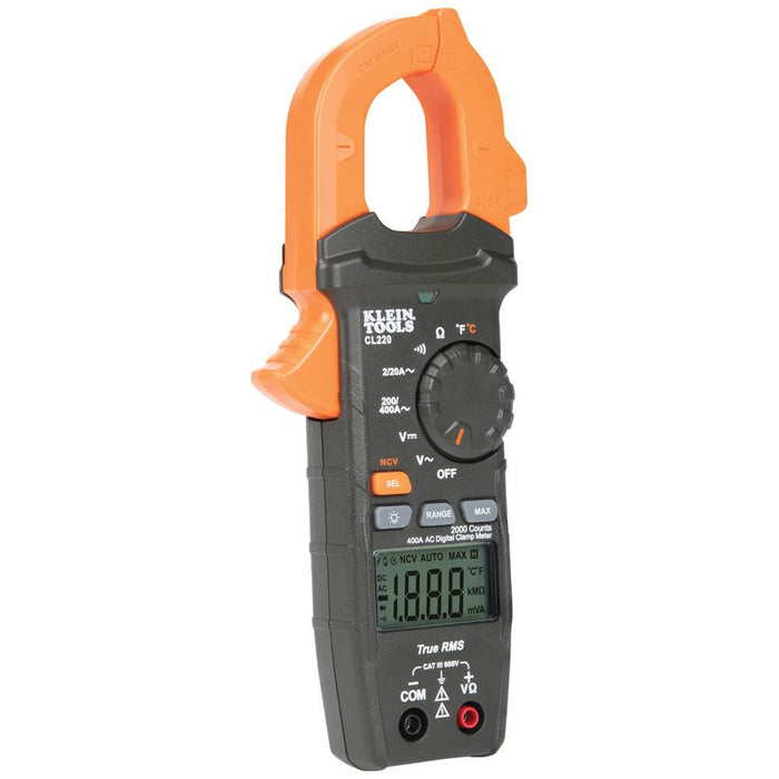 Clamp Meter CL220 400A AC TRMS Temperature