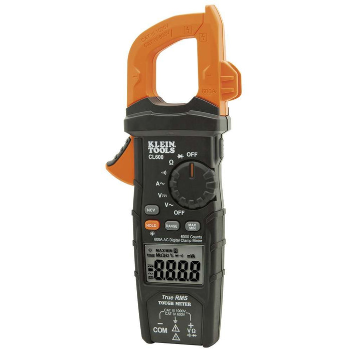 Clamp Meter CL600 600A AC TRMS NCVT 2MT Cat IV