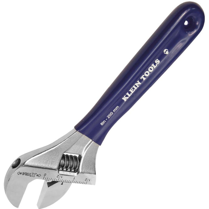 Adjustable Wrench 8in Extra Capacity Dipped