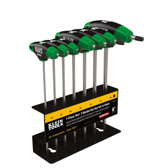Journeyman Hex Allen Key Set 7pce 6in Torx T-Handle