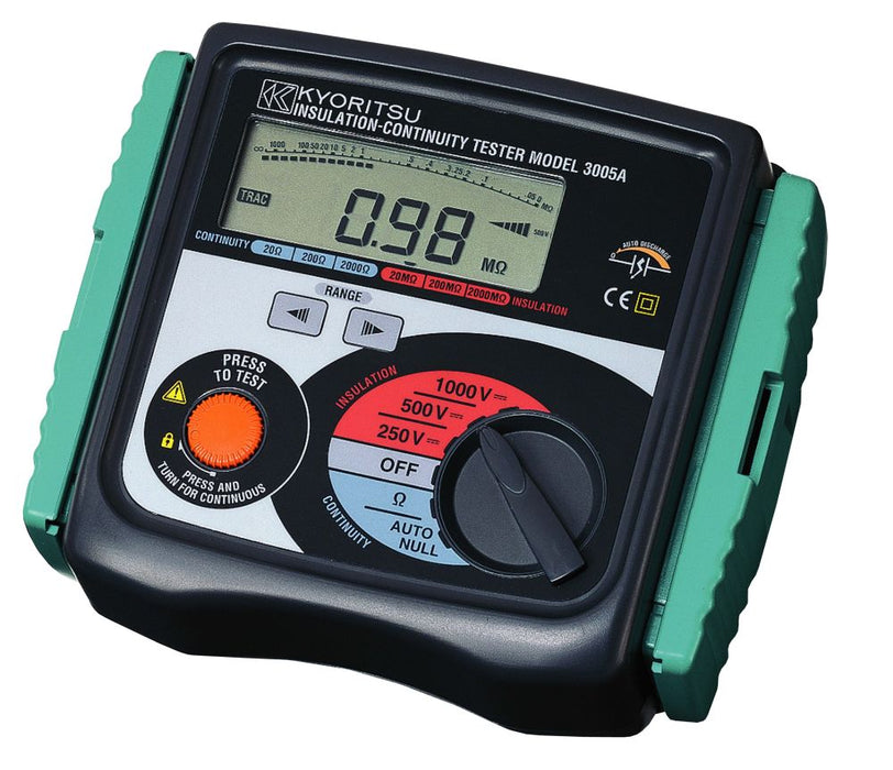 Insulation Continuity Tester Digi 20/200/2000MOhm Bargraph