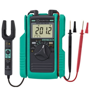 Multimeter Digital with Clamp 600V 120A AC/DC Ohm Hz Cat II
