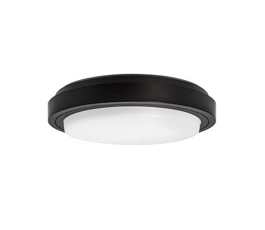 Button Circle Step-I LED 10/15W 3k/4k 200mm Dim Black