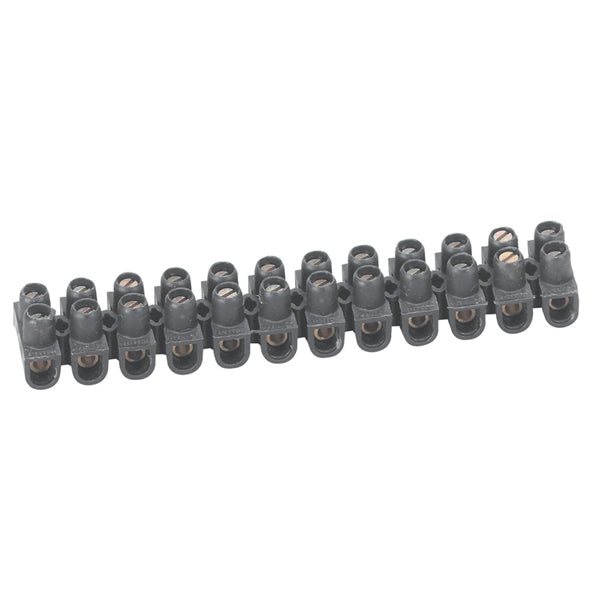 Nybloc Connector Strip 41A Blk 12Way