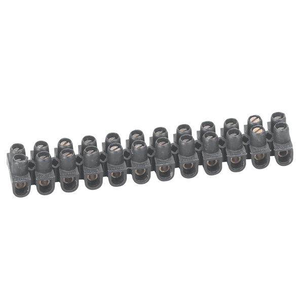 Nybloc Connector Strip 57A Blk 12Way