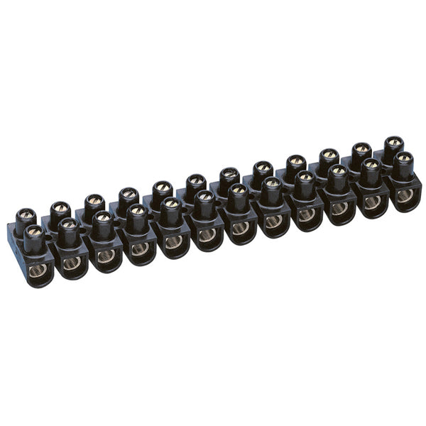 Nybloc Connector Strip 100A Blk 12Way