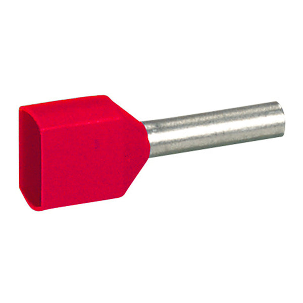 Starfix Ferrule 2x 1mm Dbl Red (Pkt 100)